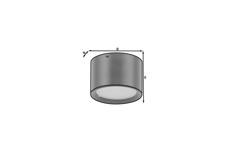 Vallum Plafond Rund - Svart - Belysning - Innendørsbelysning & Lamper - Taklampe - Plafondlampe