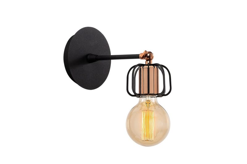 Vegg lampe Griffin Innrammet Svart - Svart - Belysning - Innendørsbelysning & Lamper - Taklampe - Pendellamper & Hengelamper