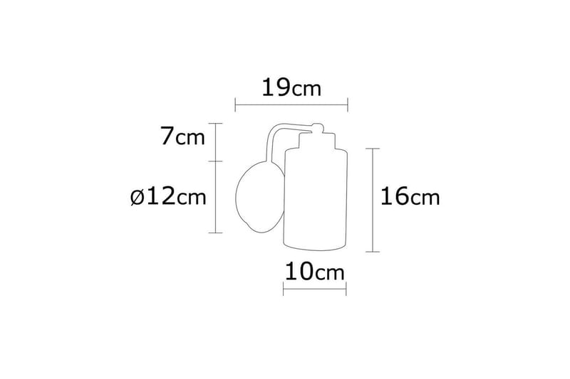 Vegg lampe Jaska Enkelt Sølv - Sølv - Belysning - Innendørsbelysning & Lamper - Taklampe - Pendellamper & Hengelamper