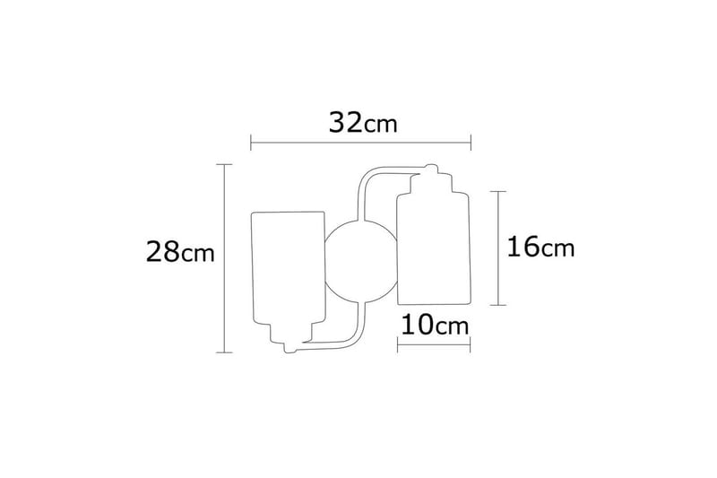 Vegg lampe Jaska To Svart - Svart - Belysning - Innendørsbelysning & Lamper - Taklampe - Pendellamper & Hengelamper