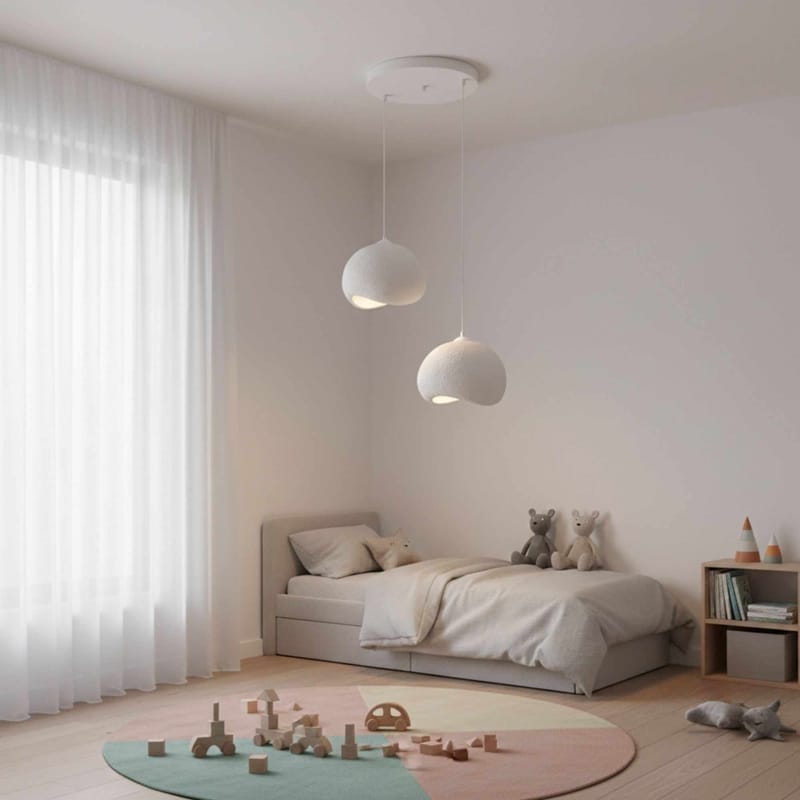 Vyrel pendellampe - Liljehvit - Belysning - Innendørsbelysning & Lamper - Taklampe - Krystallkrone & takkrone