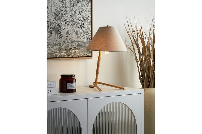 Toykab Bordlampe 40 cm E27 - Gull/Hvit - Belysning - Innendørsbelysning & Lamper - Vinduslampe - Vinduslampe på fot