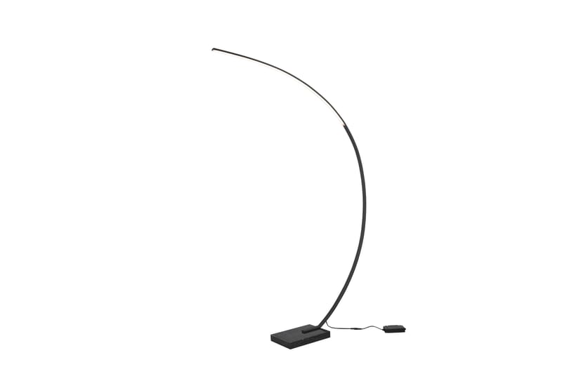 Trio Lighting Bangkok LED gulvlampe matt sort - Matt svart - Belysning - Innendørsbelysning & Lamper - Soveromslampe
