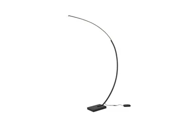 Trio Lighting Bangkok LED gulvlampe matt sort - Matt svart - Belysning - Innendørsbelysning & Lamper - Soveromslampe