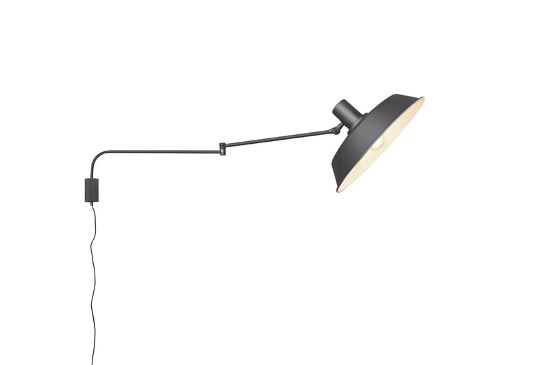Trio Lighting Bolder vegglampe E27 matt sort - Matt svart - Belysning - Innendørsbelysning & Lamper - Vegglampe
