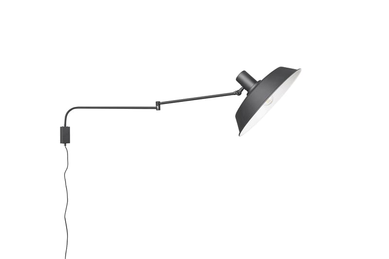 Trio Lighting Bolder vegglampe E27 matt sort - Matt svart - Belysning - Innendørsbelysning & Lamper - Vegglampe