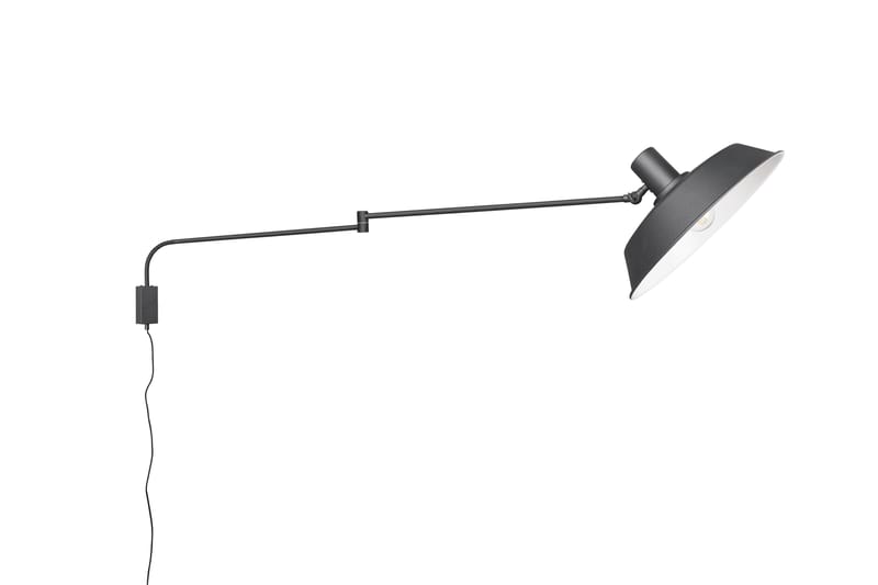 Trio Lighting Bolder vegglampe E27 matt sort - Matt svart - Belysning - Innendørsbelysning & Lamper - Vegglampe