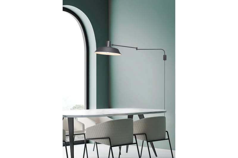 Trio Lighting Bolder vegglampe E27 matt sort - Matt svart - Belysning - Innendørsbelysning & Lamper - Nattlampe - Nattlampe vegg