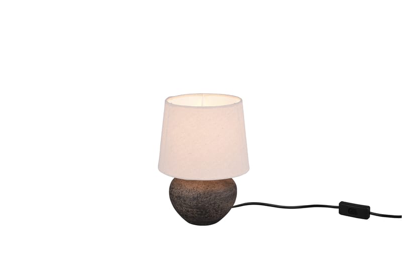 Trio Lighting Lou bordlampe 18cm E14 brun - Belysning - Innendørsbelysning & Lamper - Soveromslampe