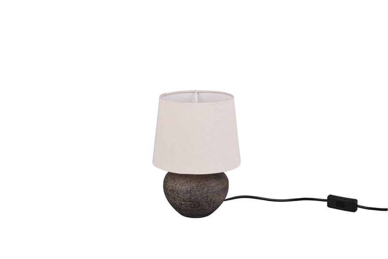 Trio Lighting Lou bordlampe 18cm E14 brun - Belysning - Innendørsbelysning & Lamper - Nattlampe - Nattlampe bord