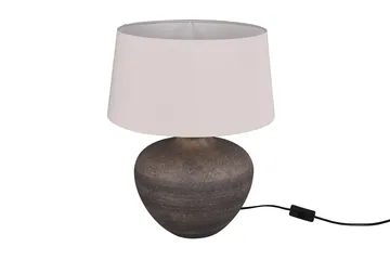 Trio Lighting Lou bordlampe 38cm E14 brun - Belysning - Innendørsbelysning & Lamper - Bordlampe