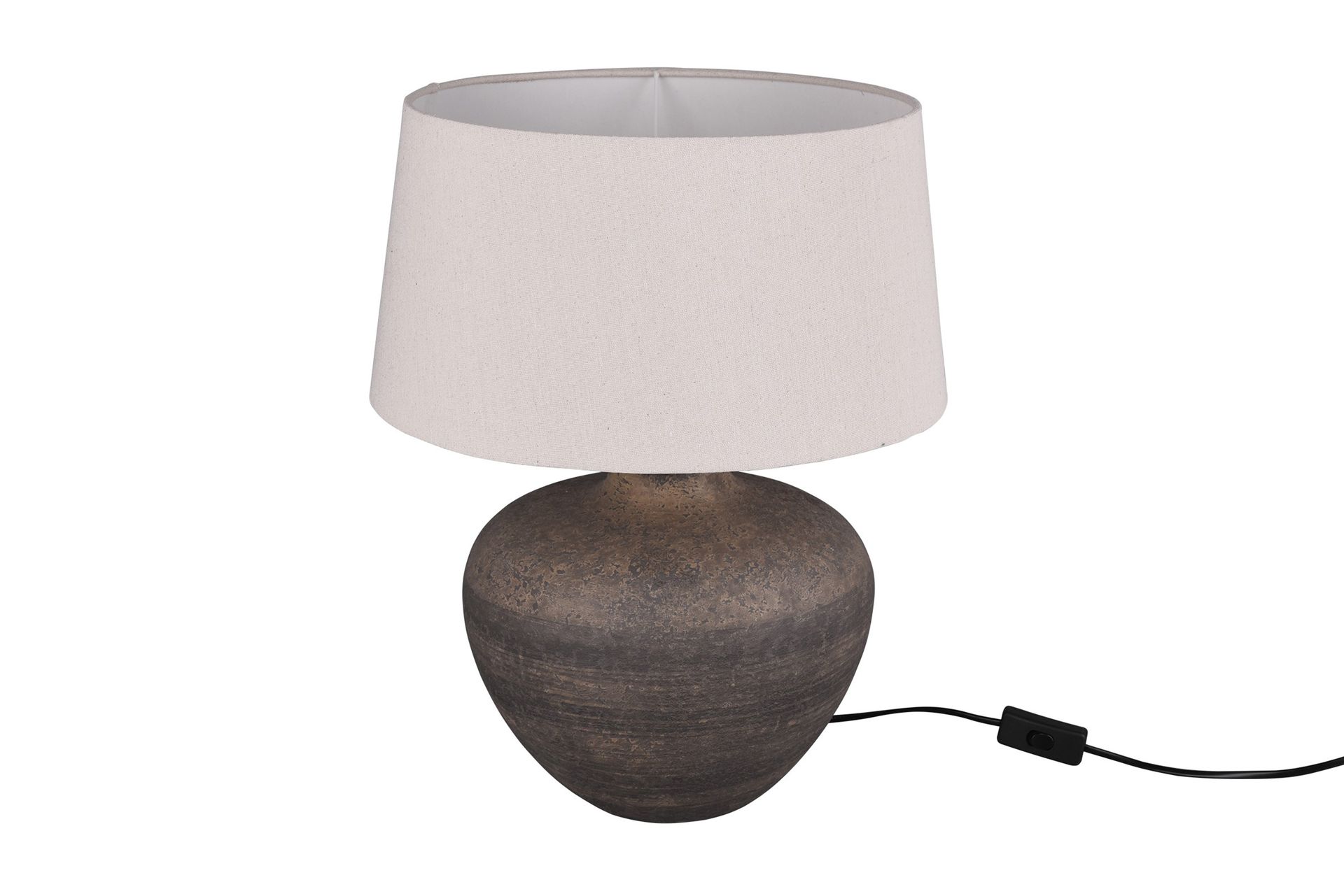 Trio Lighting Lou bordlampe 38cm E14 brun - Belysning - Innendørsbelysning & Lamper - Soveromslampe