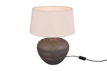 Trio Lighting Lou bordlampe 38cm E14 brun - Belysning - Innendørsbelysning & Lamper - Bordlampe