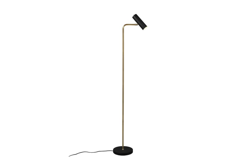 Trio Lighting Marley gulvlampe GU10 matt messing/matt svart - Messing/Matt svart - Belysning - Innendørsbelysning & Lamper - Soveromslampe