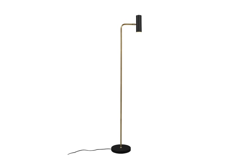 Trio Lighting Marley gulvlampe GU10 matt messing/matt svart - Messing/Matt svart - Belysning - Innendørsbelysning & Lamper - Soveromslampe