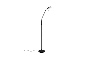 Trio Lighting Monza LED gulvlampe matt svart - Belysning - Innendørsbelysning & Lamper - Soveromslampe