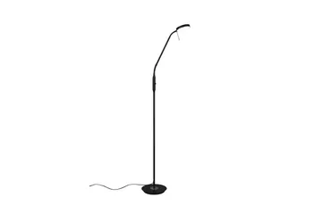 Trio Lighting Monza LED gulvlampe matt svart - Belysning - Innendørsbelysning & Lamper - Soveromslampe