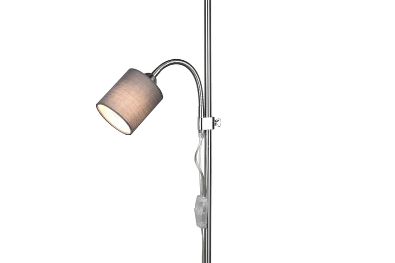 Trio Lighting Owen gulvlampe E27+E14 grå - Belysning - Innendørsbelysning & Lamper - Soveromslampe
