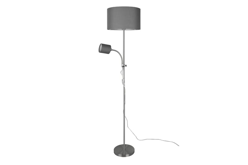 Trio Lighting Owen gulvlampe E27+E14 grå - Belysning - Innendørsbelysning & Lamper - Soveromslampe