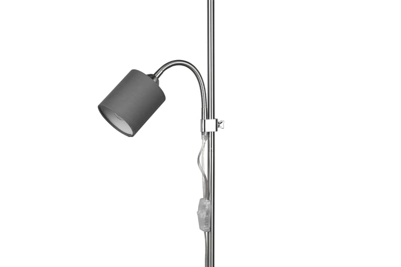 Trio Lighting Owen gulvlampe E27+E14 grå - Belysning - Innendørsbelysning & Lamper - Soveromslampe