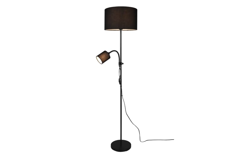 Trio Lighting Owen gulvlampe E27+E14 svart - Belysning - Innendørsbelysning & Lamper - Soveromslampe