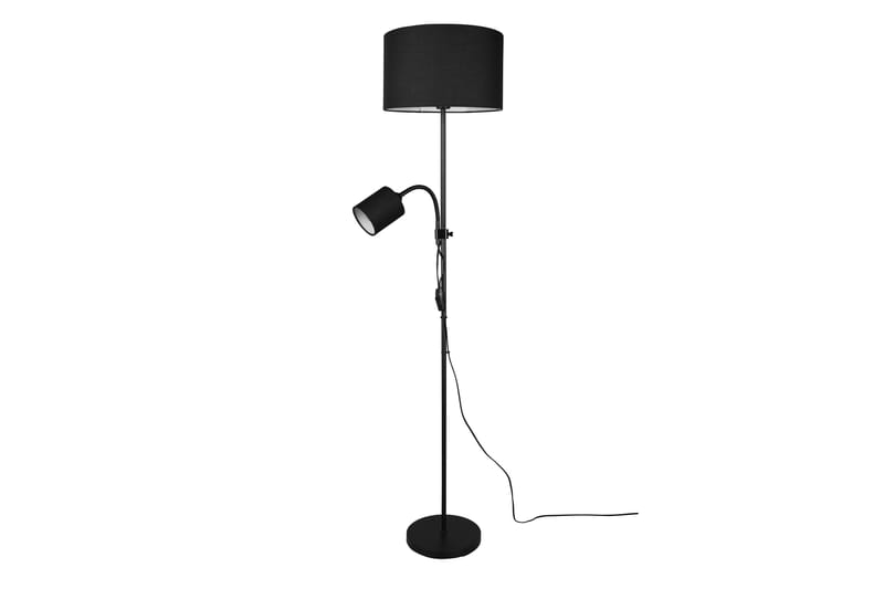 Trio Lighting Owen gulvlampe E27+E14 svart - Belysning - Innendørsbelysning & Lamper - Soveromslampe