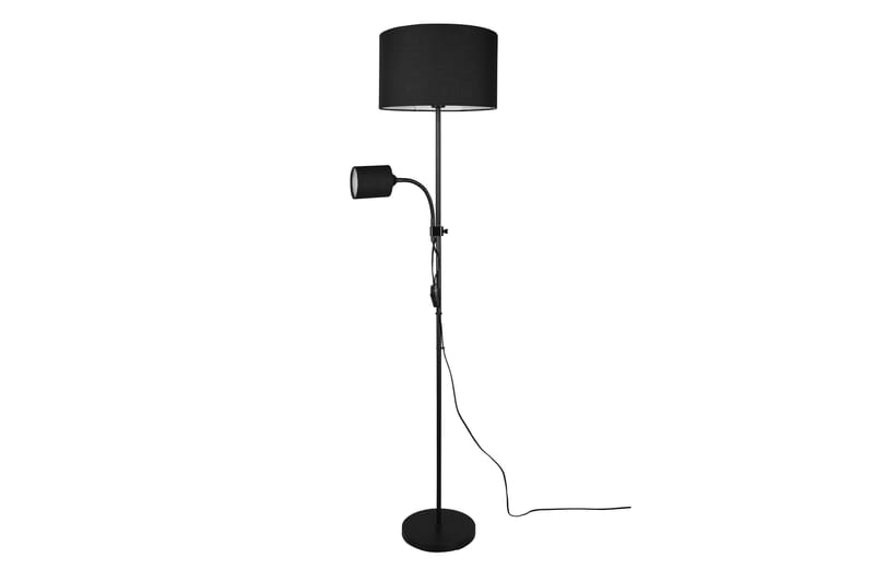 Trio Lighting Owen gulvlampe E27+E14 svart - Belysning - Innendørsbelysning & Lamper - Soveromslampe