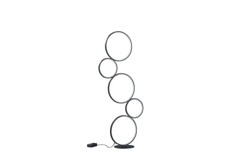 Trio Lighting Rondo LED gulvlampe matt svart, undefined