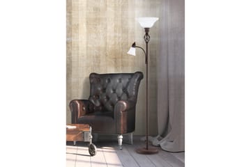 Trio Lighting Rostica gulvlampe uplight E27 + E14 - Belysning - Innendørsbelysning & Lamper - Soveromslampe