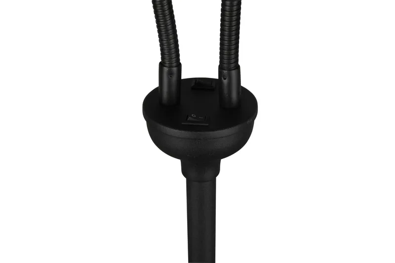 Trio Lighting Tommy gulvlampe 2L E14 matt svart/gull, undefined