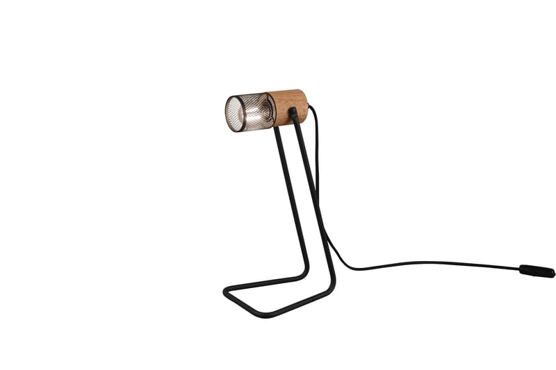 Trio Lighting Tosh bordlampe E27 matt sort - Natur/Matt svart - Belysning - Innendørsbelysning & Lamper - Soveromslampe