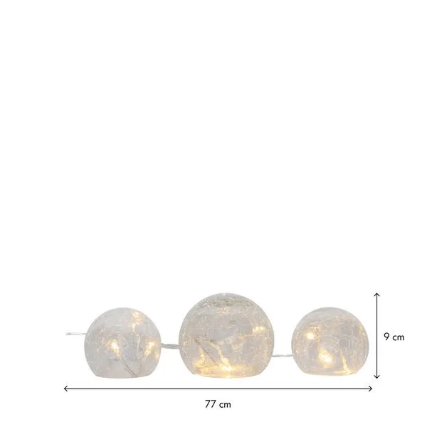 Triss glassdekorasjon 77 cm - transparent - Belysning - Innendørsbelysning & Lamper - Dekorasjonsbelysning