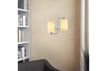 Vegg lampe Jaska To Sølv - Sølv - Belysning - Innendørsbelysning & Lamper - Gulvlampe - Toarmet gulvlampe