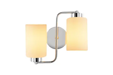 Vegg lampe Jaska To Sølv - Sølv - Belysning - Innendørsbelysning & Lamper - Gulvlampe - Toarmet gulvlampe