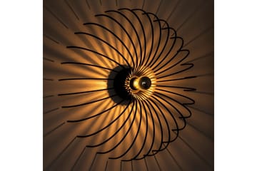 Vegg lampe Subbersta Svart - Diameter: 16 cm - Belysning - Innendørsbelysning & Lamper - Soveromslampe