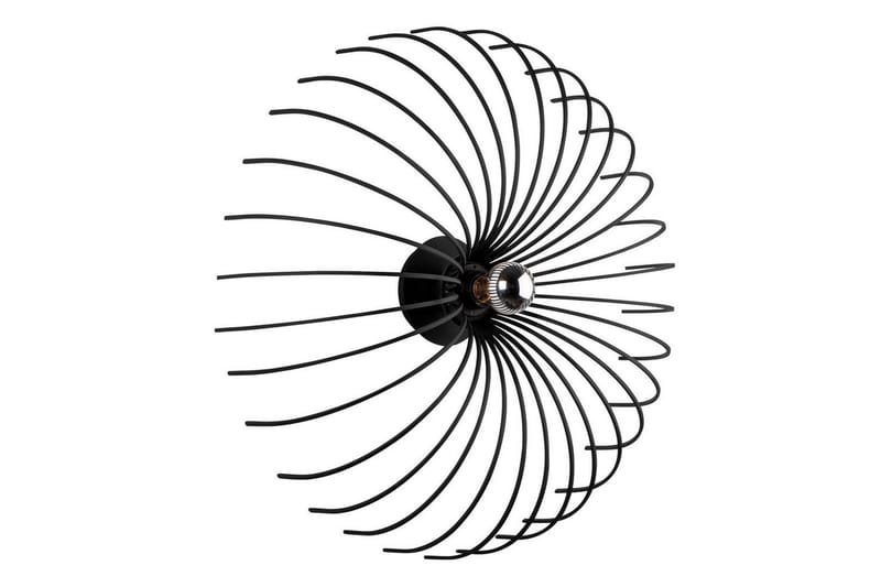 Vegg lampe Subbersta Svart - Diameter: 16 cm - Belysning - Innendørsbelysning & Lamper - Soveromslampe