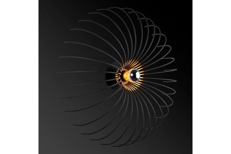 Vegg lampe Subbersta Svart - Diameter: 16 cm - Belysning - Innendørsbelysning & Lamper - Soveromslampe