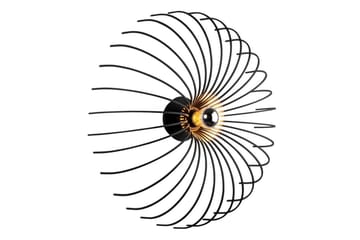 Vegg lampe Subbersta Svart - Diameter: 16 cm - Belysning - Innendørsbelysning & Lamper - Soveromslampe