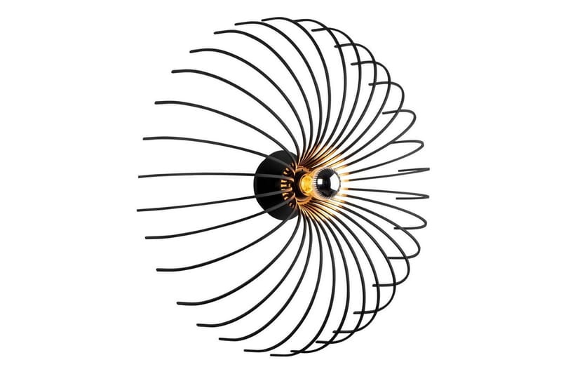 Vegg lampe Subbersta Svart - Diameter: 16 cm - Belysning - Innendørsbelysning & Lamper - Soveromslampe