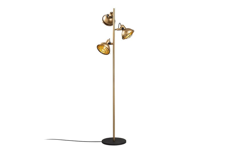 Vegg lampe Vellor Gull, Gull