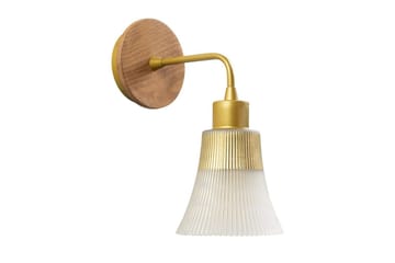 Vegg lampe Vellor Gull - Gull - Belysning - Innendørsbelysning & Lamper - Soveromslampe