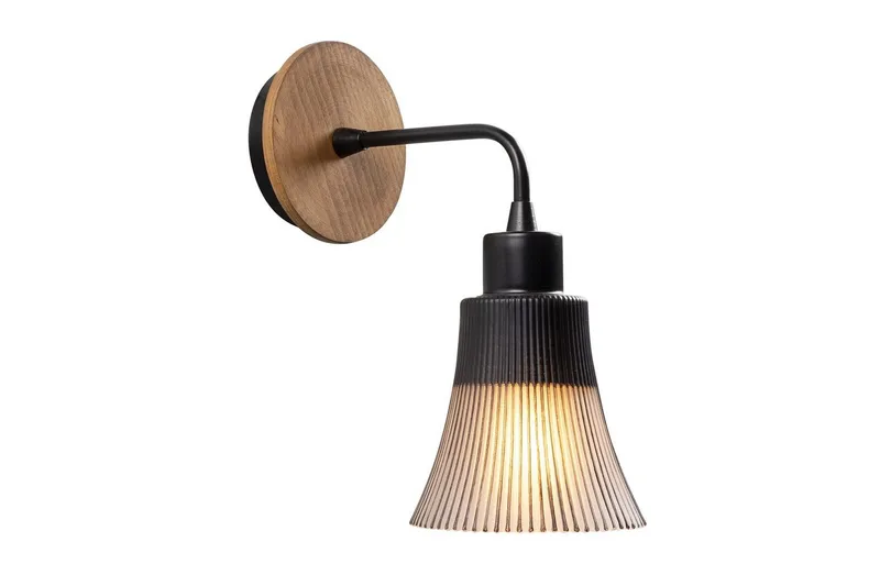 Vegg lampe Vellor Svart - Svart - Belysning - Innendørsbelysning & Lamper - Soveromslampe
