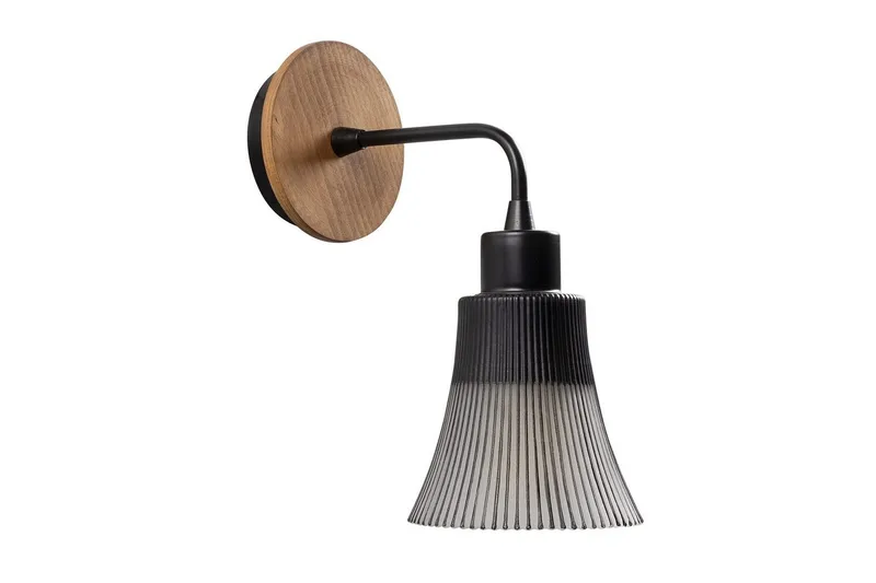 Vegg lampe Vellor Svart - Svart - Belysning - Innendørsbelysning & Lamper - Soveromslampe