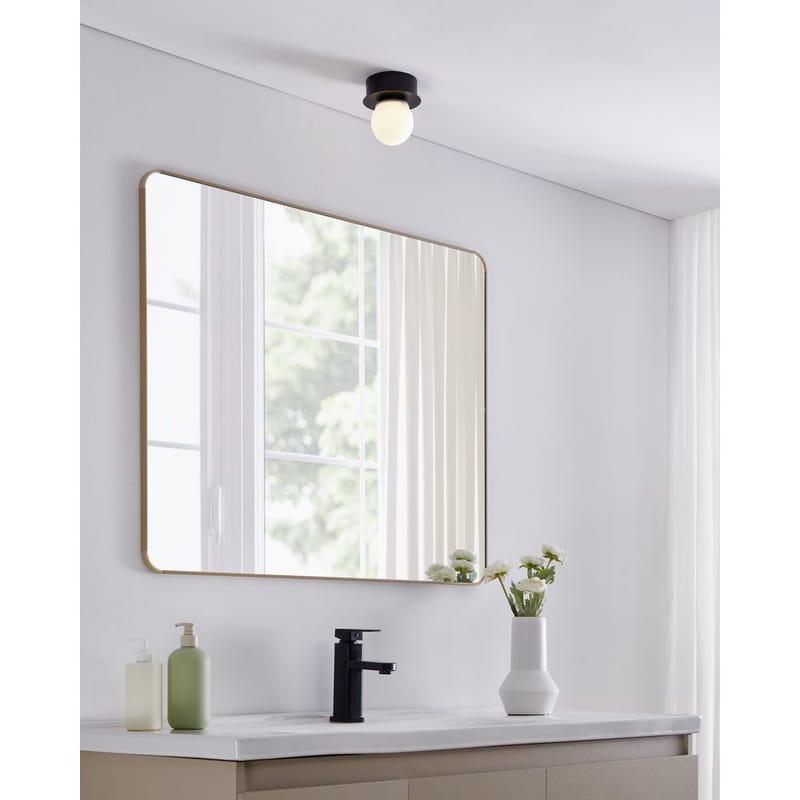 Vegg-/Taklampe Mosiano - Sort - Belysning - Innendørsbelysning & Lamper - Taklampe - Plafondlampe