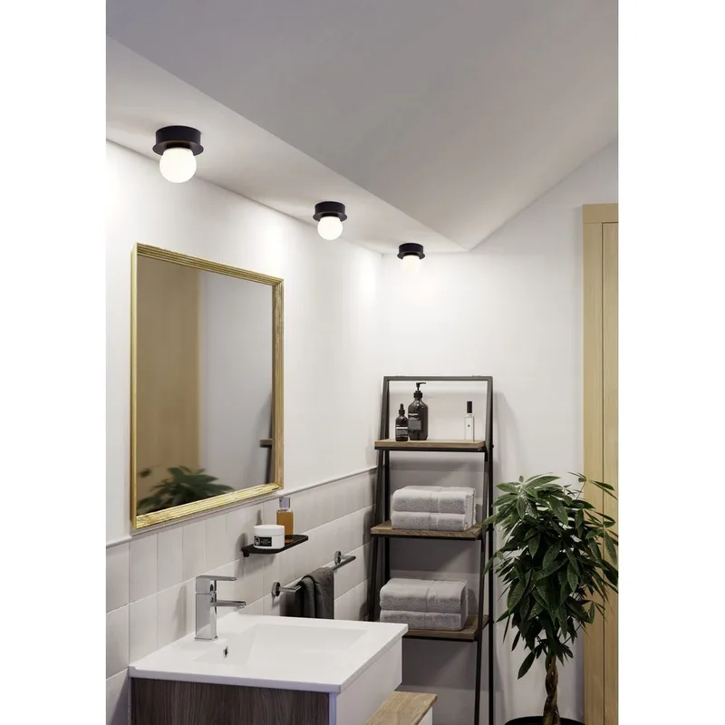 Vegg-/Taklampe Mosiano - Sort - Belysning - Innendørsbelysning & Lamper - Taklampe - Plafondlampe