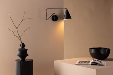 Amicola Vegglampe 24 cm - Svart - Belysning - Innendørsbelysning & Lamper - Vegglampe