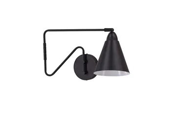 Amicola vegglampe 24 cm - Svart - Belysning - Innendørsbelysning & Lamper - Vegglampe