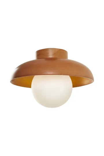 Beylin vegglampe 24 cm rund - Eik Hvit - Belysning - Innendørsbelysning & Lamper - Vegglampe