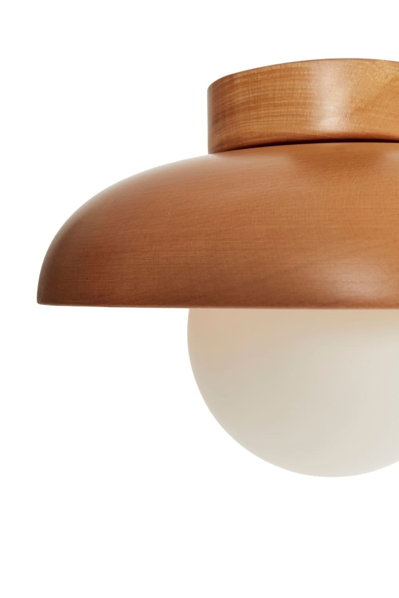 Beylin vegglampe 24 cm rund - Eik Hvit - Belysning - Innendørsbelysning & Lamper - Vegglampe