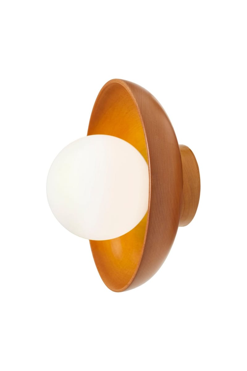 Beylin vegglampe 24 cm rund - Eik Hvit - Belysning - Innendørsbelysning & Lamper - Vegglampe